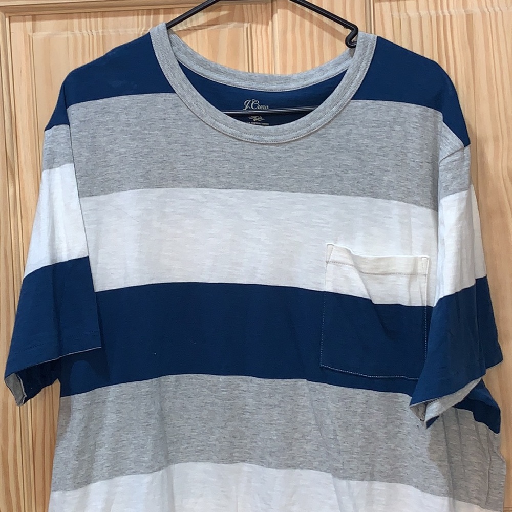 J.Crew “Knit Goods” striped knit shirt size XXL - Picture 2 of 3